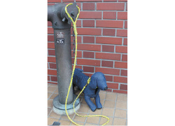 アウトドアコードで作る首輪、リード