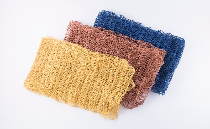 編み方2通り 洗える糸マニラヘンプレースで編むレーシーストールキットが新しくなって登場です